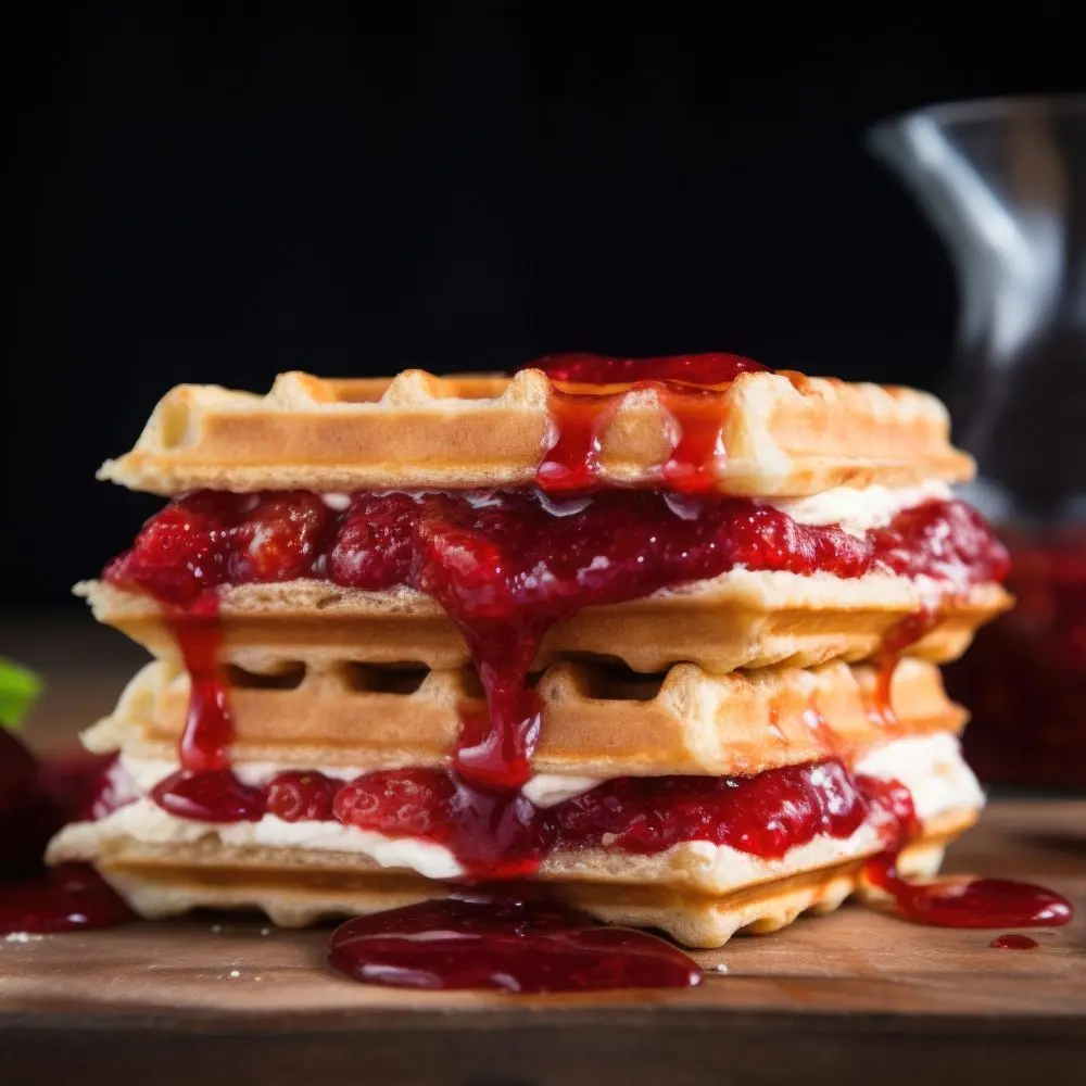 Strawberry Waffles
